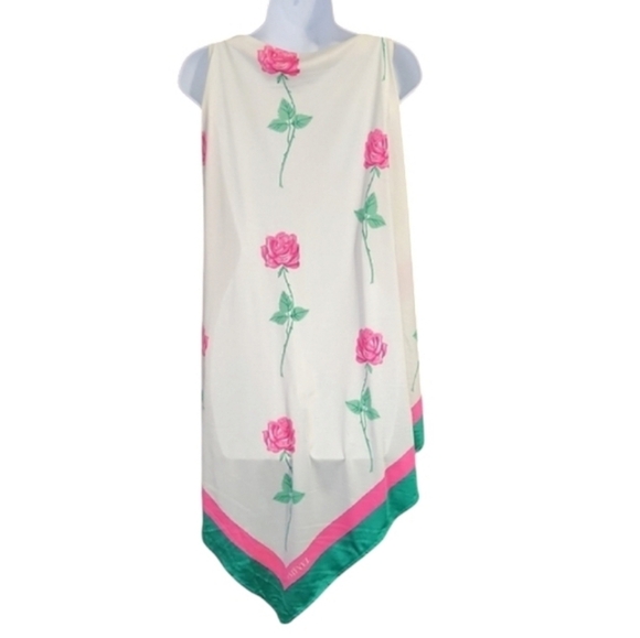 Estevez Resortwear Handkerchief Floral Dress Swim Cover - Picture 4 of 5